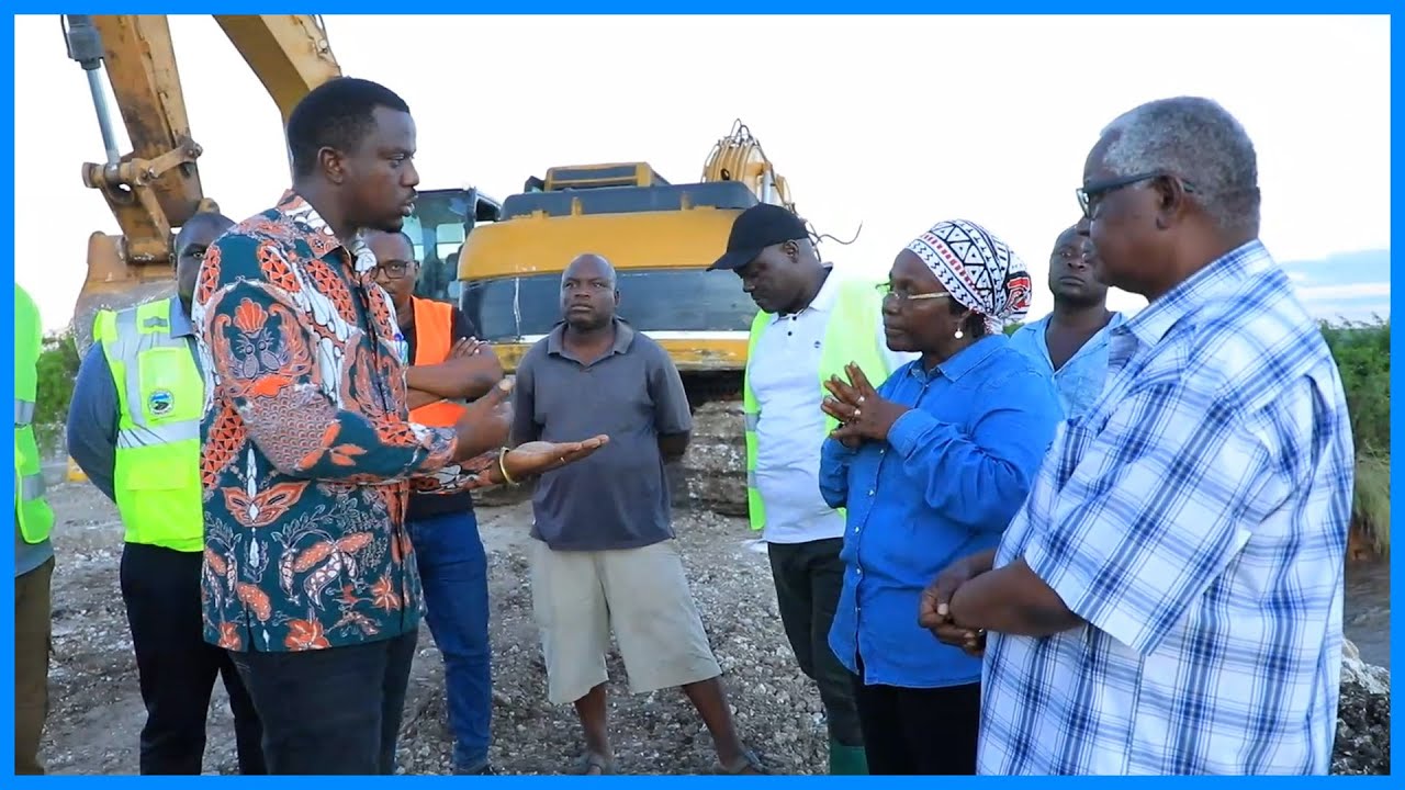 BASHUNGWA AWABANA WATAALAM NA MKANDARASI SITE, 