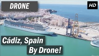 Cádiz, Spain aerial shots by drone [4K HD]