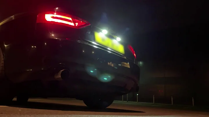 Audi A5 3.0 TDI Exhaust - No DPF/Back Box muffler Delete + Revs & Fly by HD