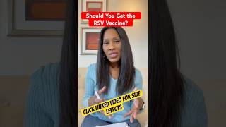 SHOULD YOU GET THE RSV VACCINE 💉 #shortsfeed #shortsvideo #shorts