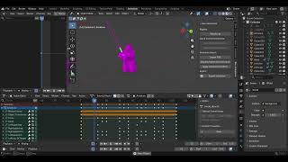 Sword Attack Animation for Roblox in Blender