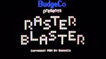 Raster Blaster disk drive music (Apple II - BudgeCo)