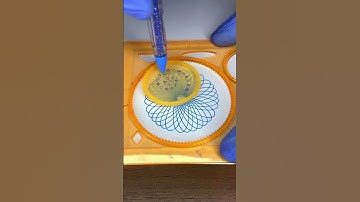 Mesmerizing Spirograph Art – So Satisfying to Watch! 🎨✨ #Shorts