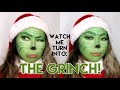 WATCH ME TURN MYSELF INTO THE GRINCH! | The Grinch Makeup Tutorial