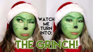 WATCH ME TURN MYSELF INTO THE GRINCH! | The Grinch Makeup Tutorial