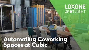 Office Automation for Coworking Spaces with Loxone
