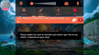 COC PRIVATE SERVER!!!!UNLIMITED GEMS... LIVE screenshot 4