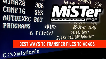 Easily copy files to the MiSTer AO486 core using MISTERFS