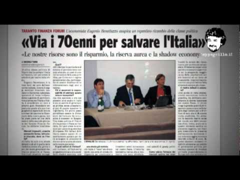 Acquista la copia oggi: grillorama.beppegrillo.it Il futuro che attende l'Italia - Eugenio Benetazzo In questi giorni esce il mio nuovo saggio economico sulla crisi del sistema Italia e del potenziale default del debito pubblico italiano. "Il futuro che attende l'Italia, era il mio Paese". In molti mi scrivono chiedendomi quelle che possono essere le piÃ¹ probabili ipotesi di evoluzione dello scenario economico e macroeconomico in Italia, i recenti episodi di cronaca finanziaria che hanno portato alla ribalta il potenziale default o crash finanziario della Banca belga, la Dexia con ripercussioni su tutto il sistema bancario europeo fanno capire che in questo momento l'attenzione soprattutto delle attivitÃ  monetarie sovranazionali Ã¨ incentrato nel preservare la stabilitÃ  del sistema bancario e dall'evitare fenomeni di ulteriore contagio. Iscriviti al Canale: www.youtube.com Guarda ultimo video: www.youtube.com