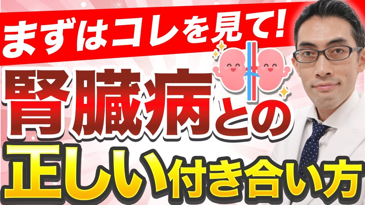 【まだ間に合う】腎臓病の進行を遅らせるための行動とは【専門医が解説】