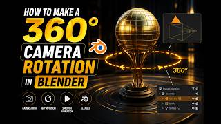How to Make a 360° Camera Rotation in Blender
