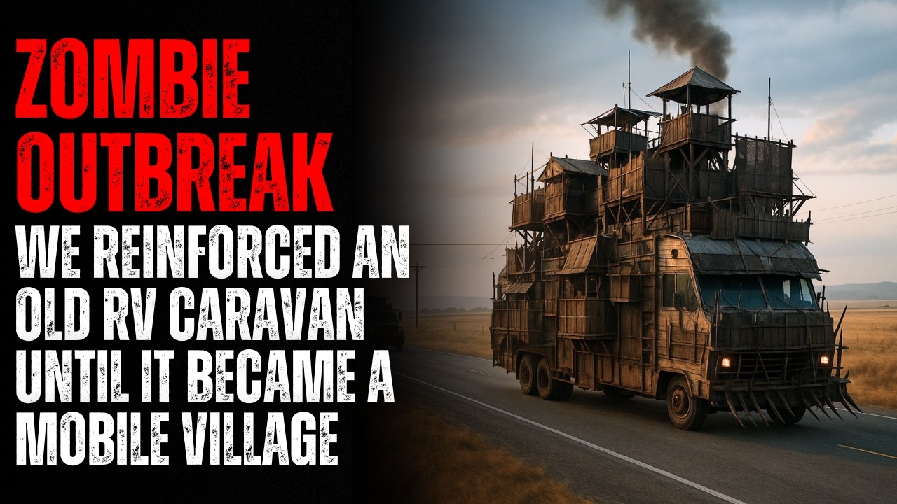 We Reinforced an Old RV Caravan Until It Became a Mobile Village After the Zombie Outbreak