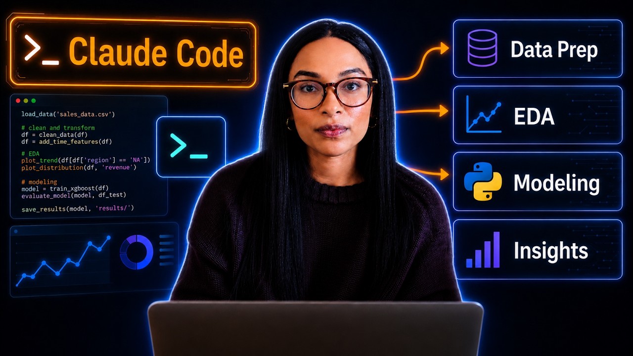 How I Actually Use Claude Code as a Data Scientist - YouTube