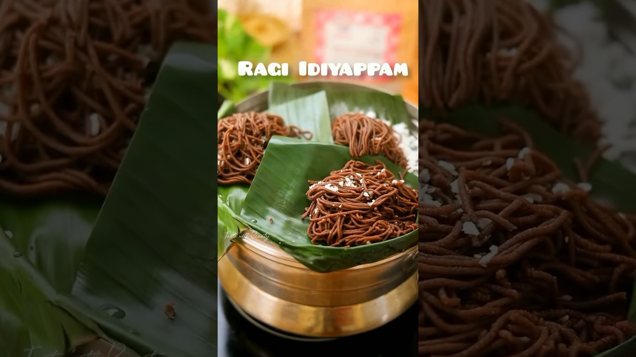 Sprouted Ragi Idiyappam