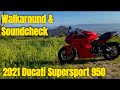 2021 Ducati SUPERSPORT 950 Walkaround &amp; Soundcheck