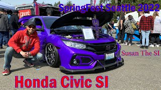 Beautiful 2018 Honda Civic SI Susan The SI at SpringFest Seattle 2022