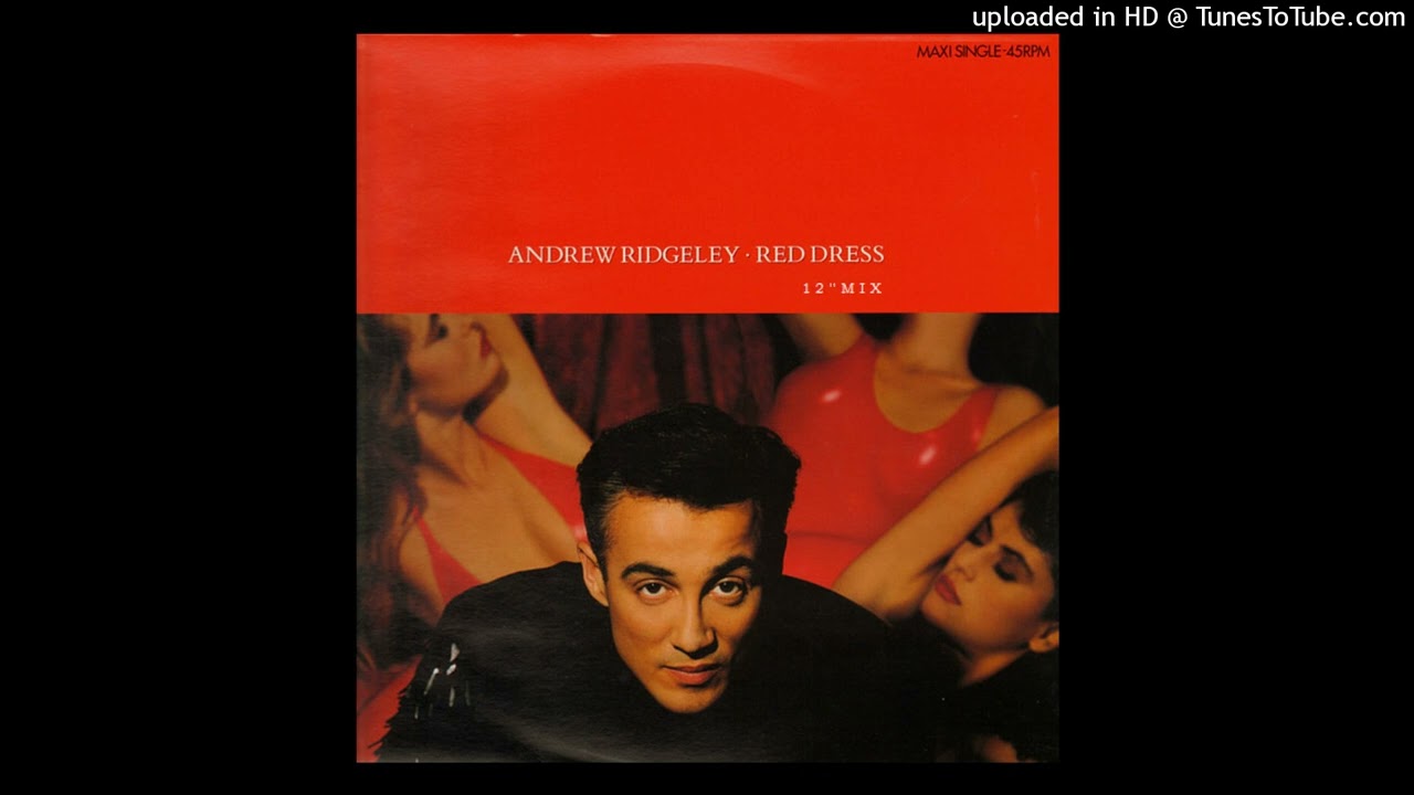 open lace back dress Andrew Ridgeley Red Dress Spanish Promo 7