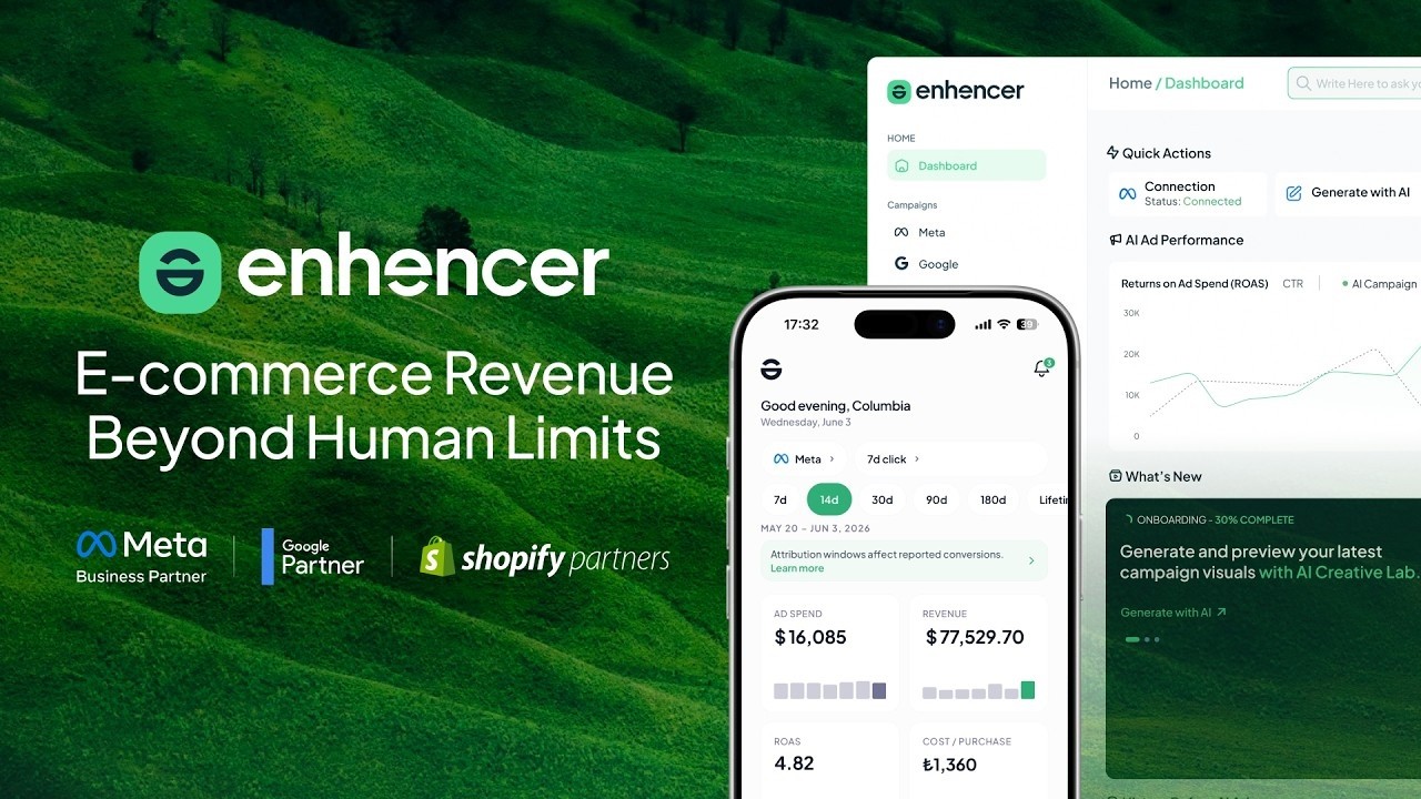Enhencer AI Ads - Incremental E-commerce Revenue Beyond Human Limits