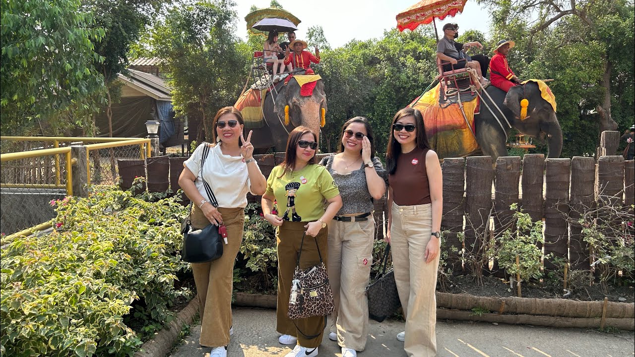 THAILAND TRAVEL VLOG EPISODE 3 DAMNOEN SADUAK ELEPHANT VILLAGE l 2024