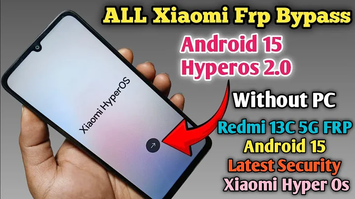 Redmi 13c 5g Frp Bypass Without Pc  || All Xiaomi Redmi Frp Bypass Android 15 Without PC