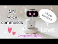 AIBI pocket pet VOICE COMMANDS #new #fun #aibi #airobot #ai #livingai #dance #singer  #robot #pet