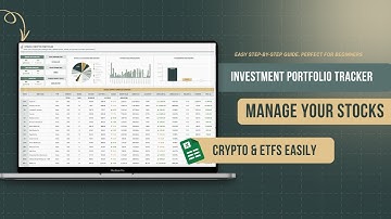Investment Portfolio Tracker Spreadsheet Full Tutorial | Manage Your Stocks, Crypto & ETFs Easily