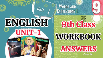 9th Class Unit -1 Workbook Answers | English Lesson "THE FUN THEY HAD"-Class 9 AP NCERT NEW SYLLABUS