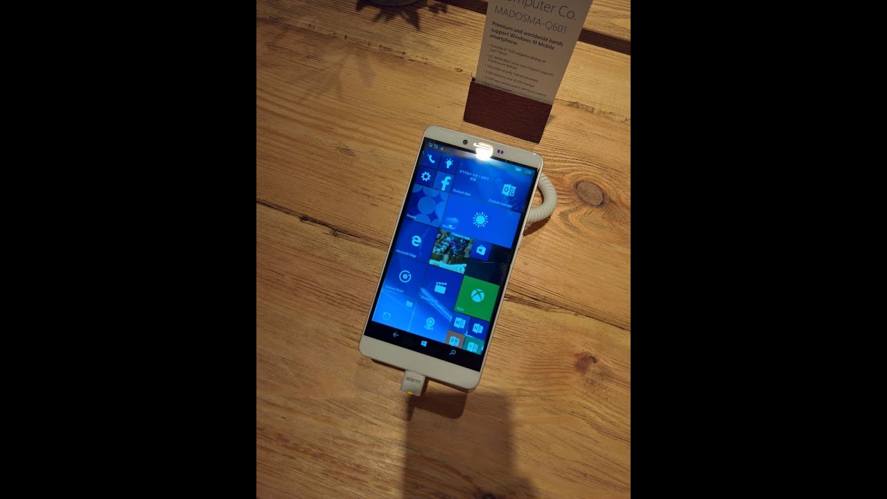 Madosma Q601, otro nuevo teléfono Windows 10 - YouTube