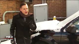 Sarcastic weatherman explains how to have a snow-free car