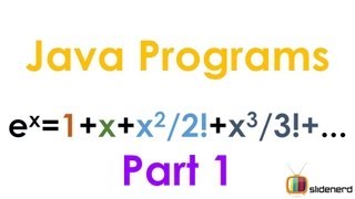 73 Java Series E raised to X Part 1 |