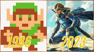 Evolution Of  Legend Of Zelda Games 1986—2023