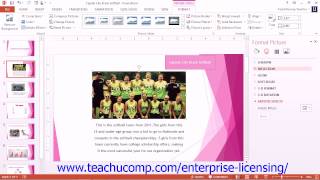 Microsoft Office PowerPoint Tutorial 2013 Using ClipArt 5.7 Employee Group Training