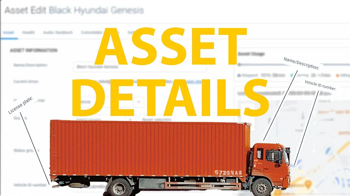 General Asset Settings in MyGeotab