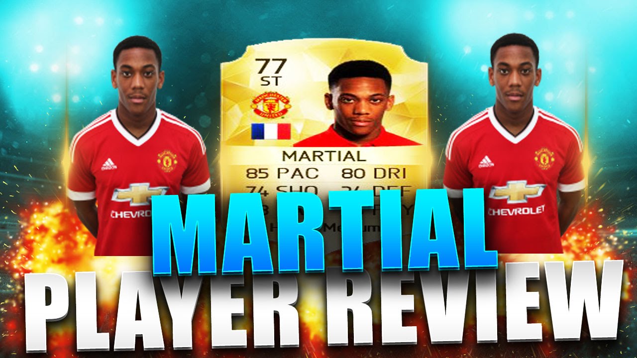 FIFA 16 Ultimate Team - Anthony Martial - 77 Rated - Player Review