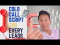 The #1 Cold Calling Script For Real Estate Investor