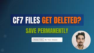 Full How to Permanently Save Contact Form 7 Uploaded Files Update