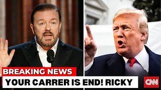 BREAKING: Ricky Gervais ROASTS Melania &amp; Donald Trump on LIVE TV!