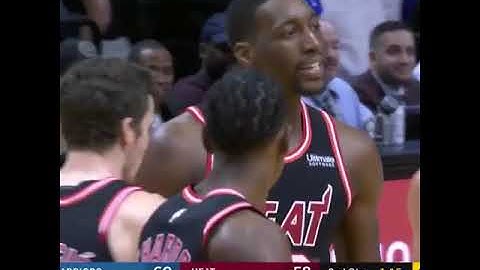 Bam Adebayo clamps up curry | Warriors vs Heat~Dec 3 2017