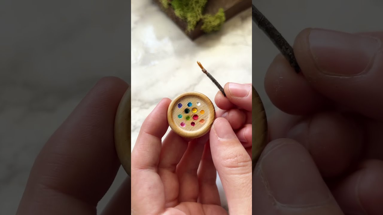 Mini Paint Palette Miniature Miniatures Fairy