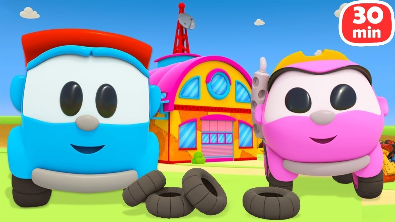Çizgi film! Küçük Kamyon Leo ile yeni bölümler! Bebek videoları!