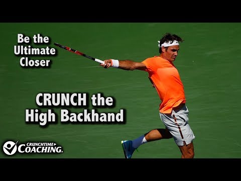 Tennis Tips: How to Crush High Backhand Approach Shots