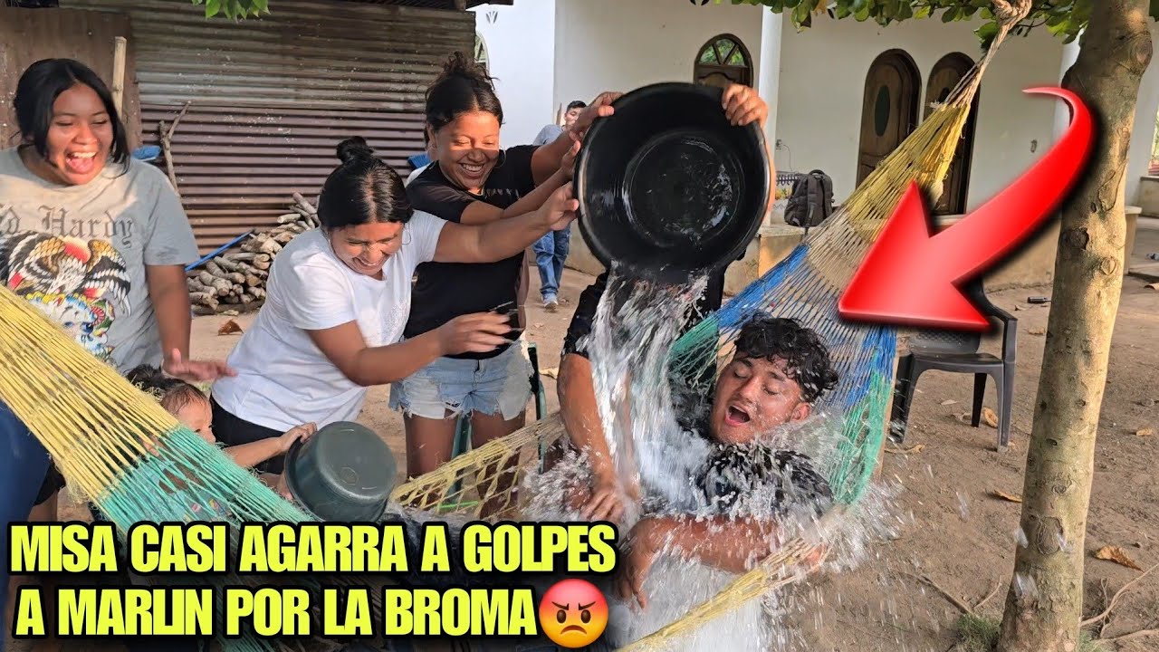Primer Broma de Yola, Con Tremendo Balde de Agua Despierta A Misa, Esto Se Sale de Control😱