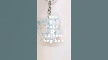 How to make a custom keychain! #diy #customkeychain #fyp
