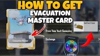 🔴HOW TO GET Evacuation Master CARD | DRONE CARD | FULL EXPLANATION VIDEO | HINDI 🔴 in 1 match#gaming