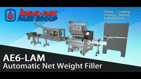 Ideal-Pak AE6-LAM - Fast Accurate Net Weight Filling