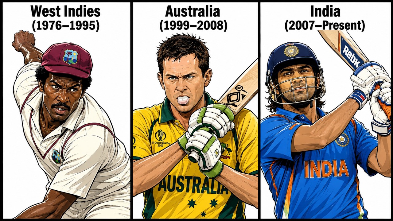 Every Cricket Team's MOST Dominating Era