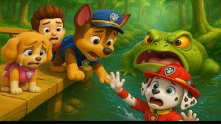 CHASE Please Help - GIANT Frog Attack MARSHALL - Ultimate Rescue | Rainbow 3
