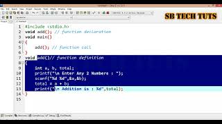 Practical C Functions | How to Implement Functions in C | C Programming