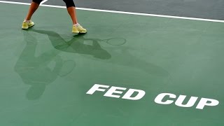 Behind The Scenes At The 2015 Fed Cup Final