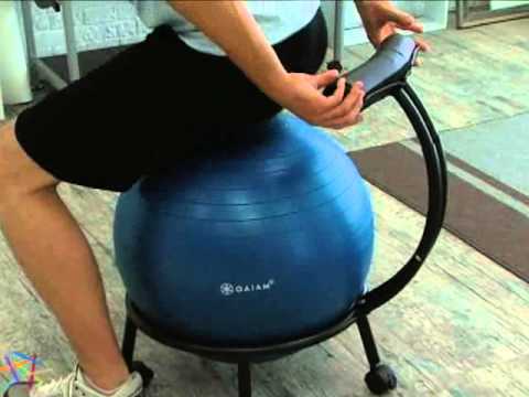 custom fit balance ball chair